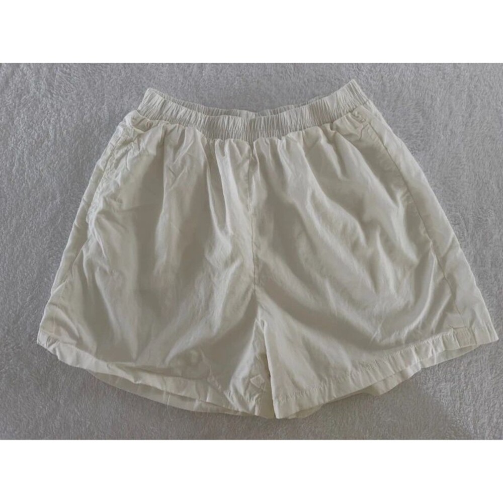 Drmers Club "The Breezy Short" White Elastic Waist Shorts Unisex Medium